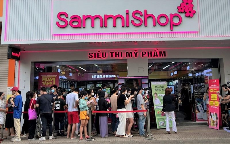 Sammi Shop đang có gần 30 cửa hàng mỹ phẩm trên cả nước